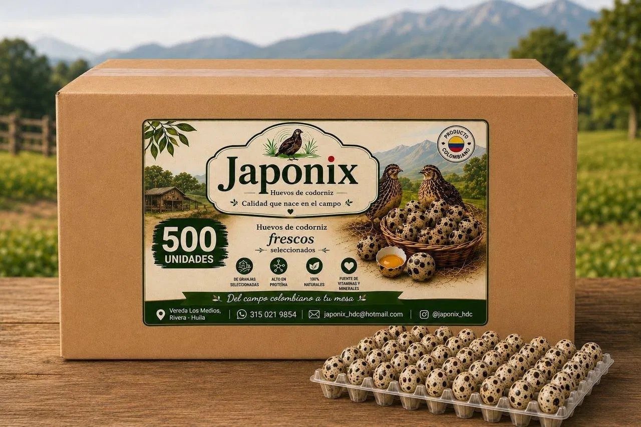 Caja x500 huevos